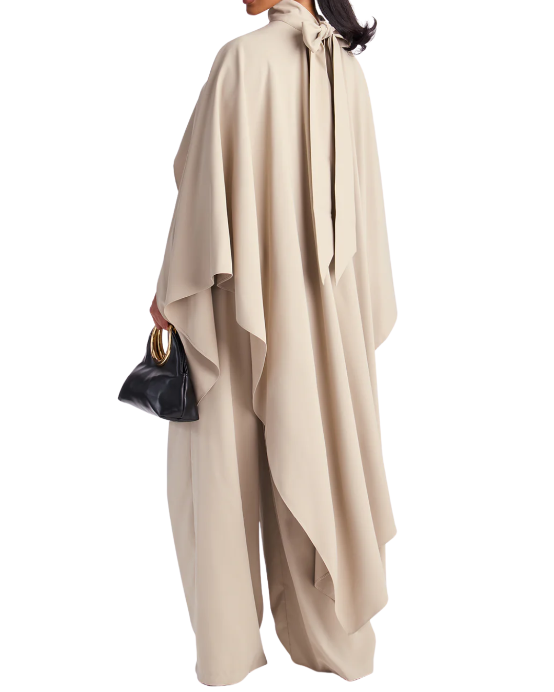 Kaze Set - Draped Cape & Wide Pleat Trousers