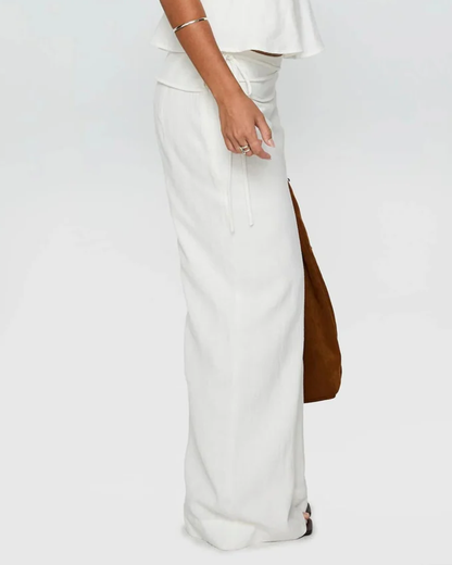 Musubi Pant - Linen Wrap-Tie Wide Leg